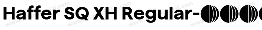 Haffer SQ XH Regular字体转换